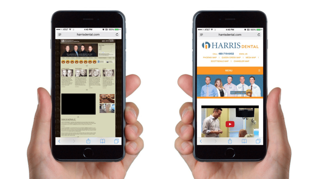 Mobile and video on a mobile-responsive website are key to converting visitors.